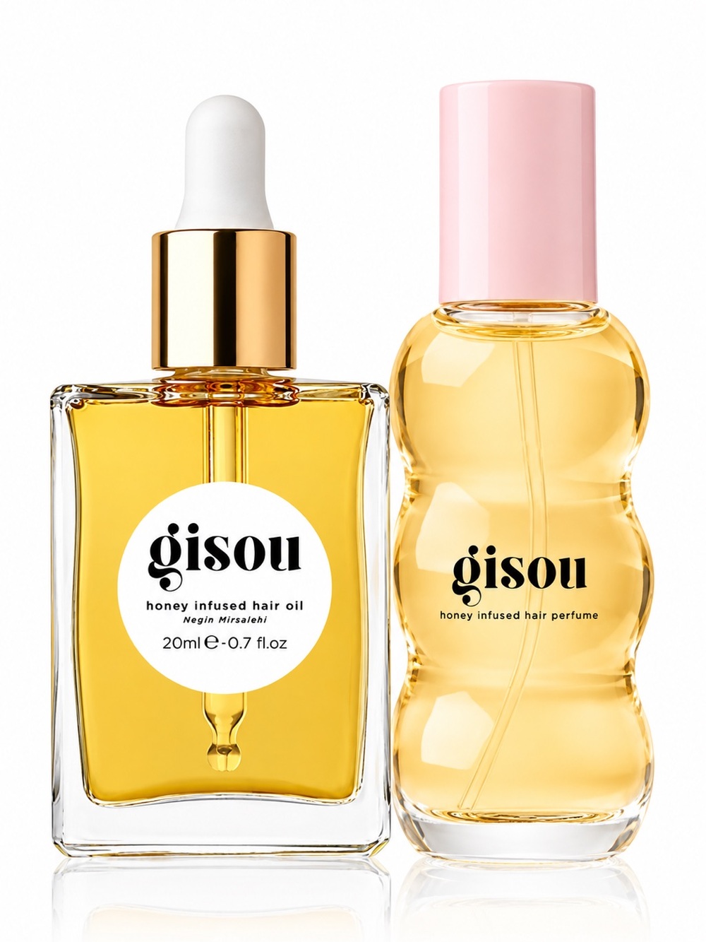 Gisou Honey Infused Hair Oil & hair
